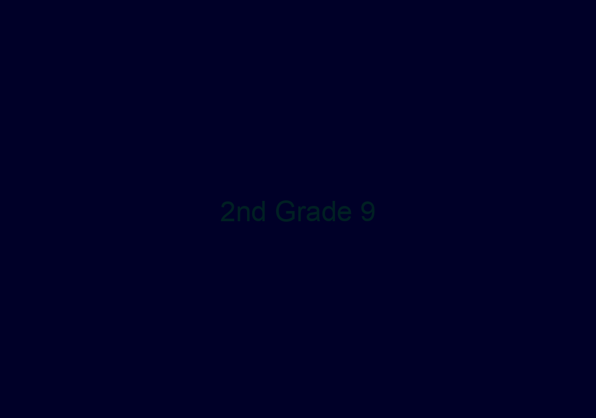 2nd Grade 9/28/2023